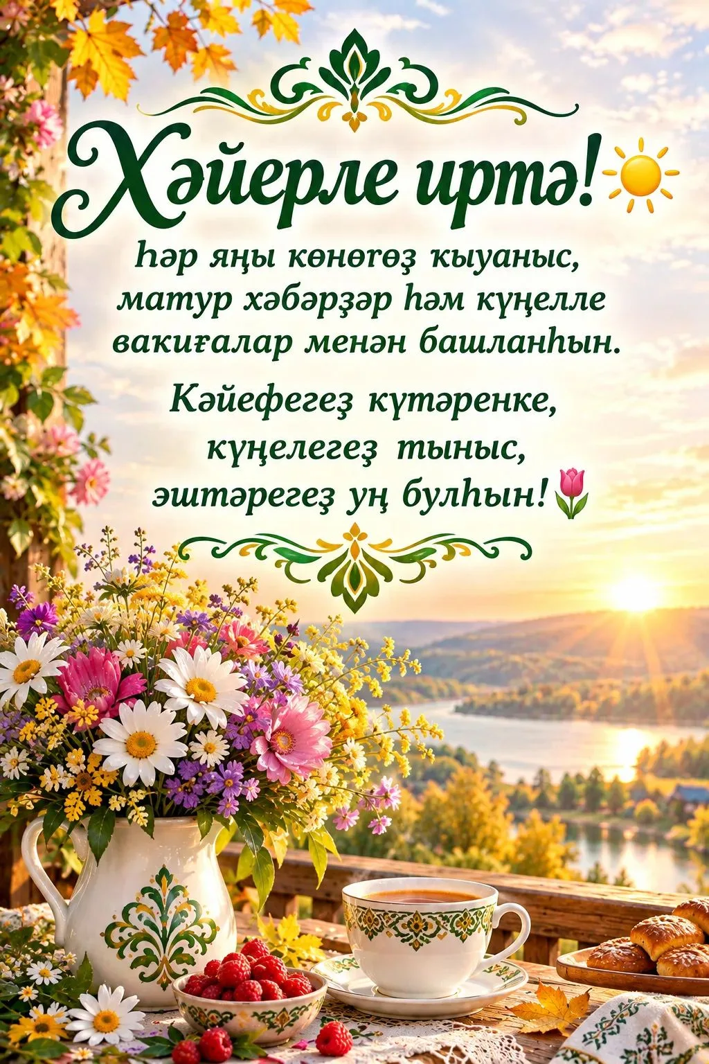 🌿Хәйерле иртә, дуҫҡайҙарым!