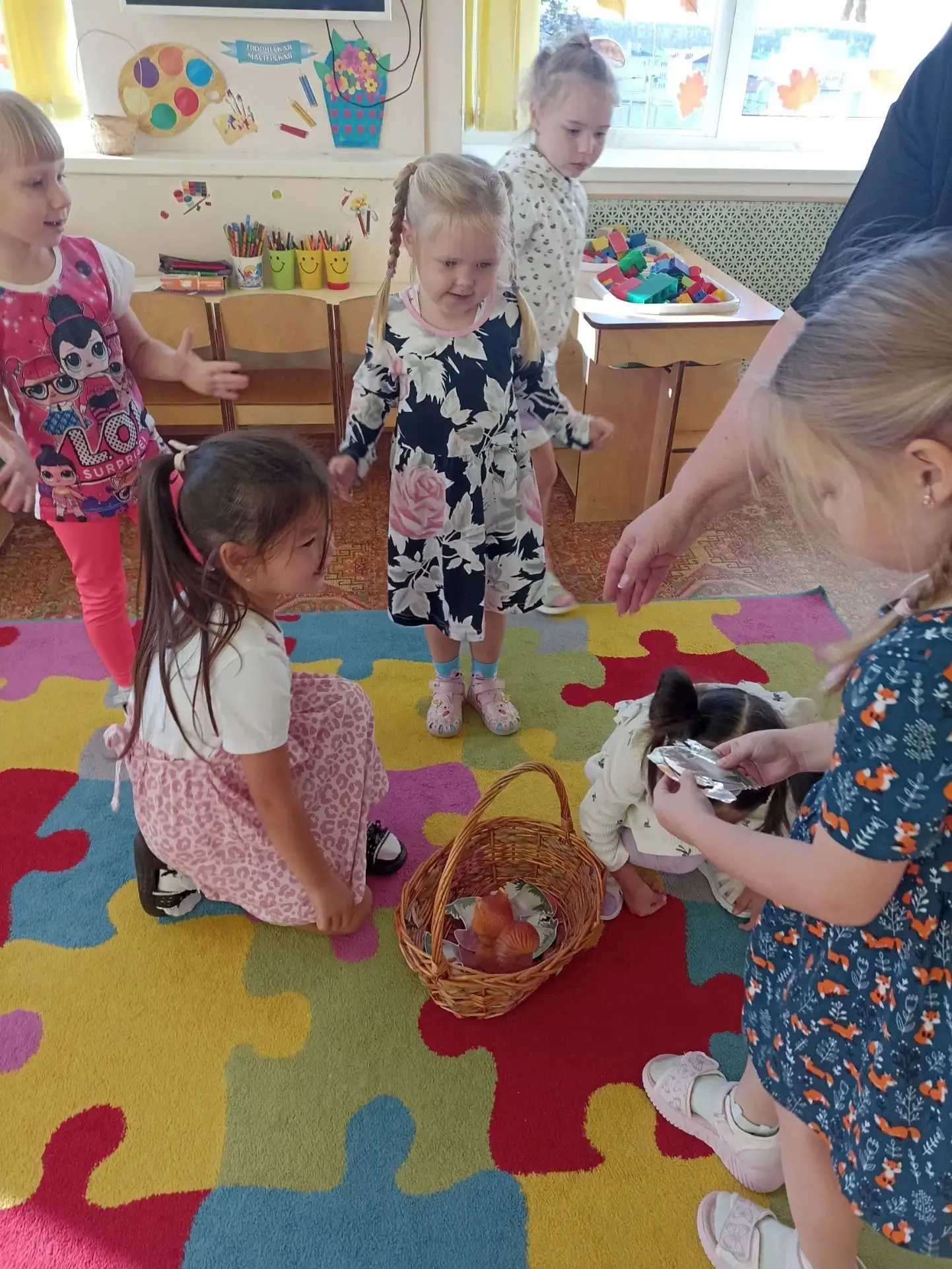Грибная охота в средней группе «Лучики»!🍄