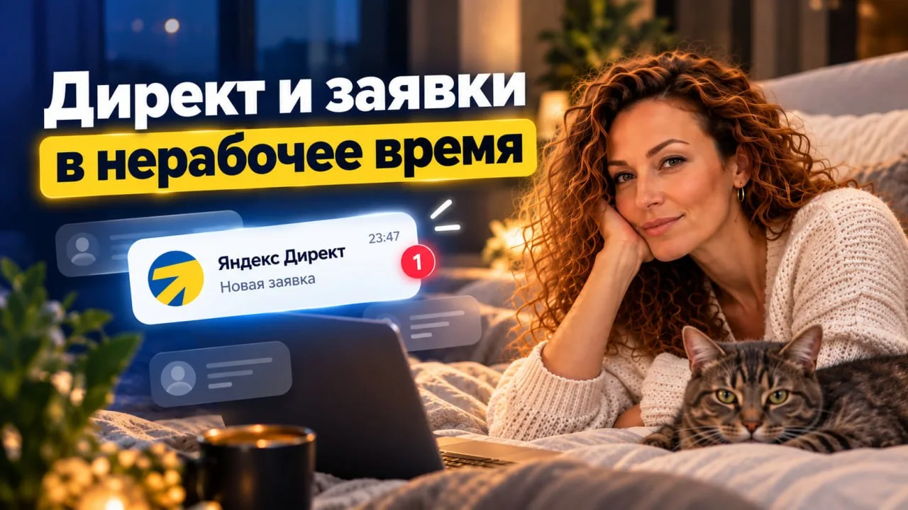 Ночью ваша реклама работает. Вы - спите. А заявки, которые приходят в это время, - ничьи.