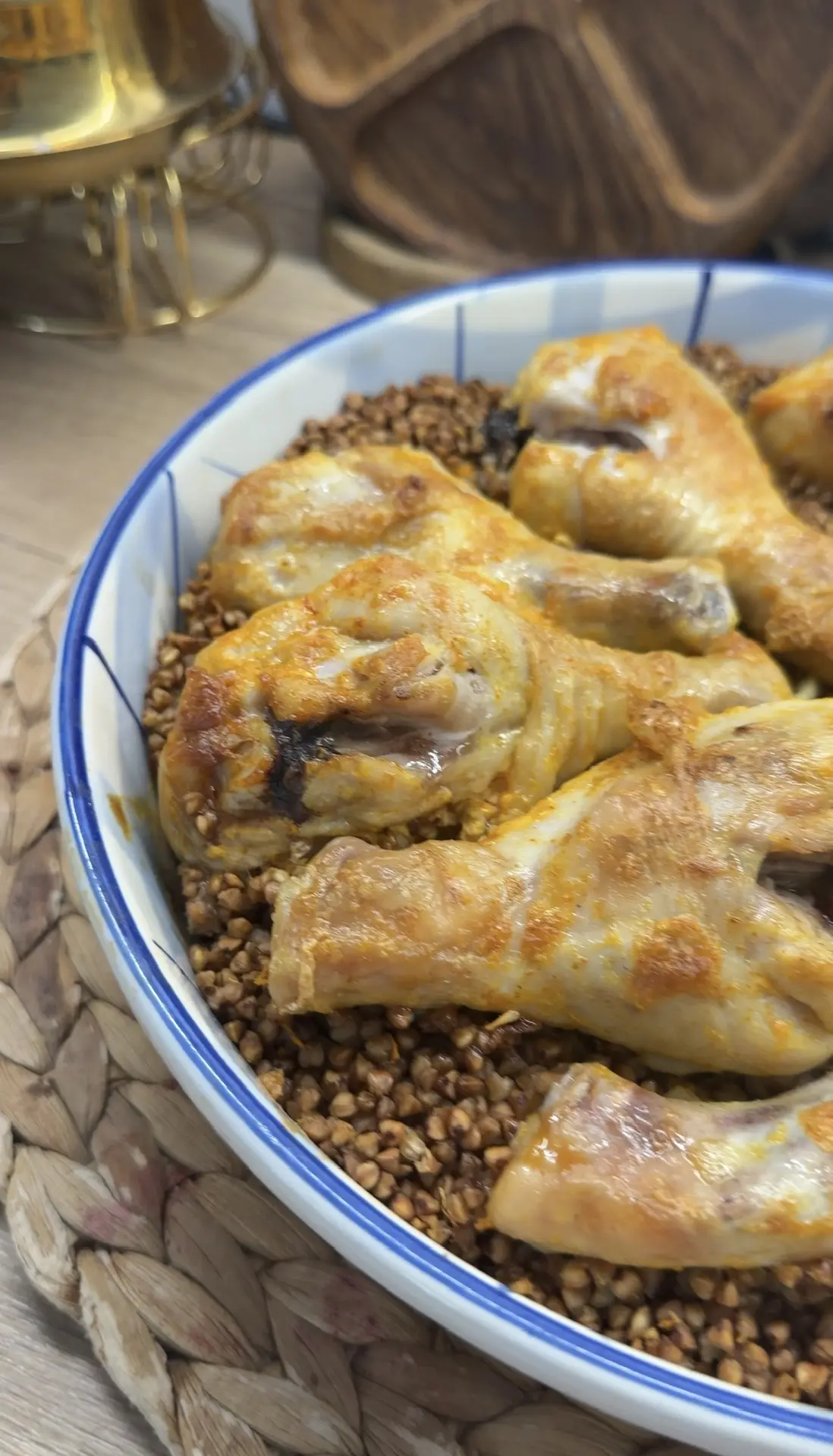 Идея для ужина🙌Гречка с мясом в духовке.