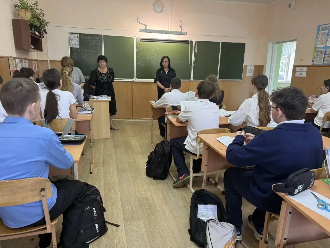 🗣 В нашей школе прошла профилактическая беседа о безопасности детей.