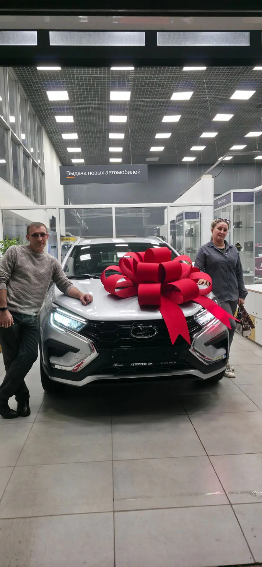 + 1 клиент вчера стал обладателем новой LADA: