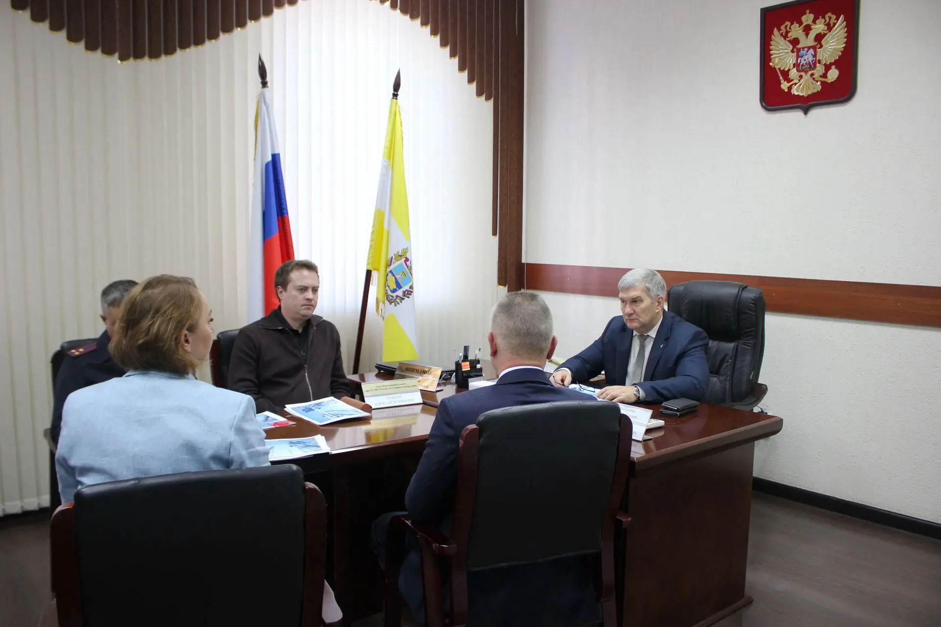 ✅Врио начальника ГУ МВД России по Ставропольскому краю Александр Степанов провел прием ...