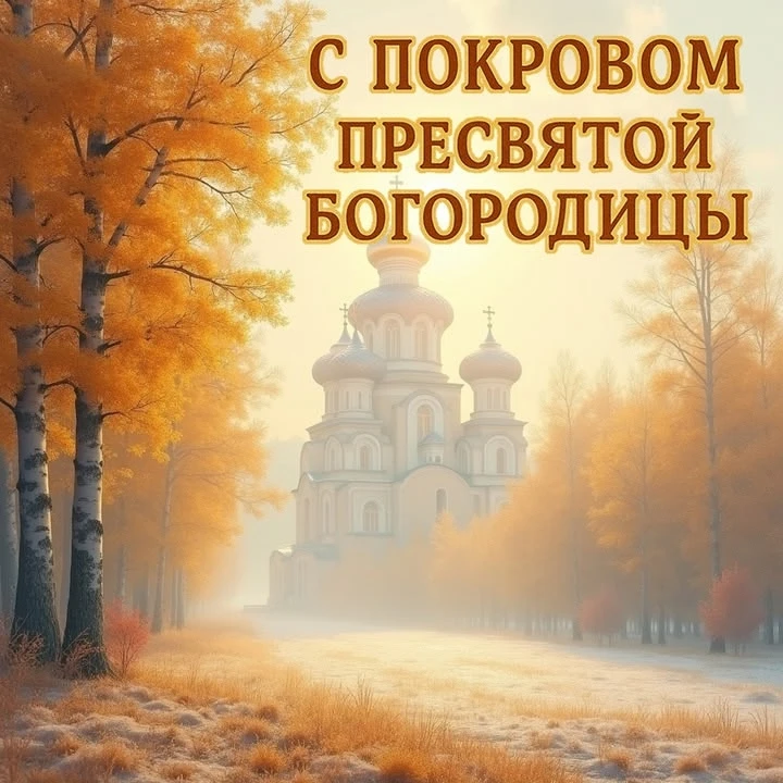 14 октября — Покров Пресвятой Богородицы.