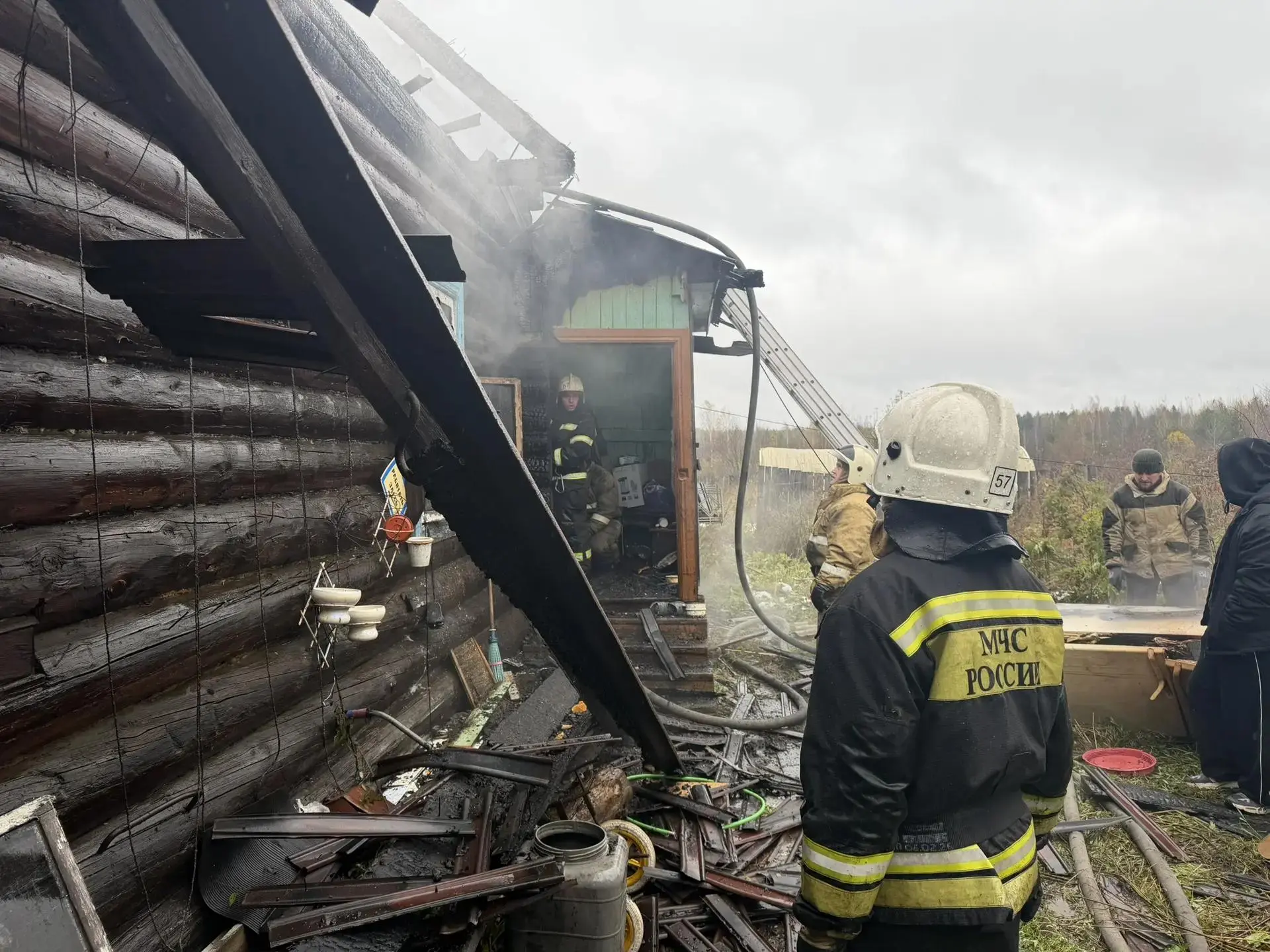 ❗Пожар в поселке Воронцовка: погиб человек