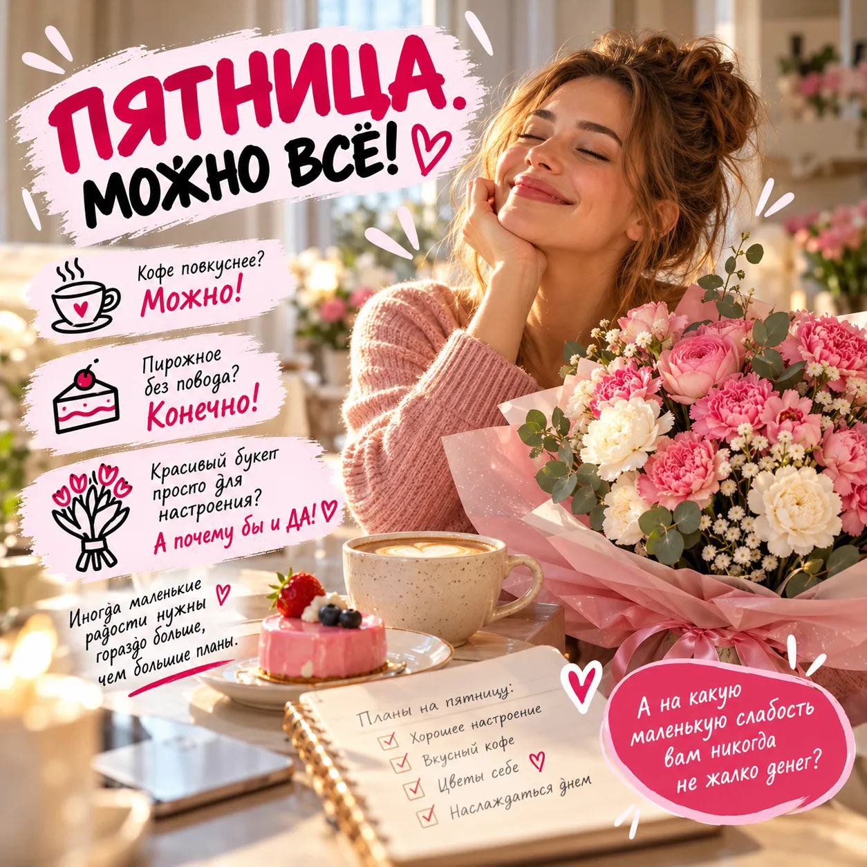 🎉 ПЯТНИЦА. МОЖНО ВСЁ!