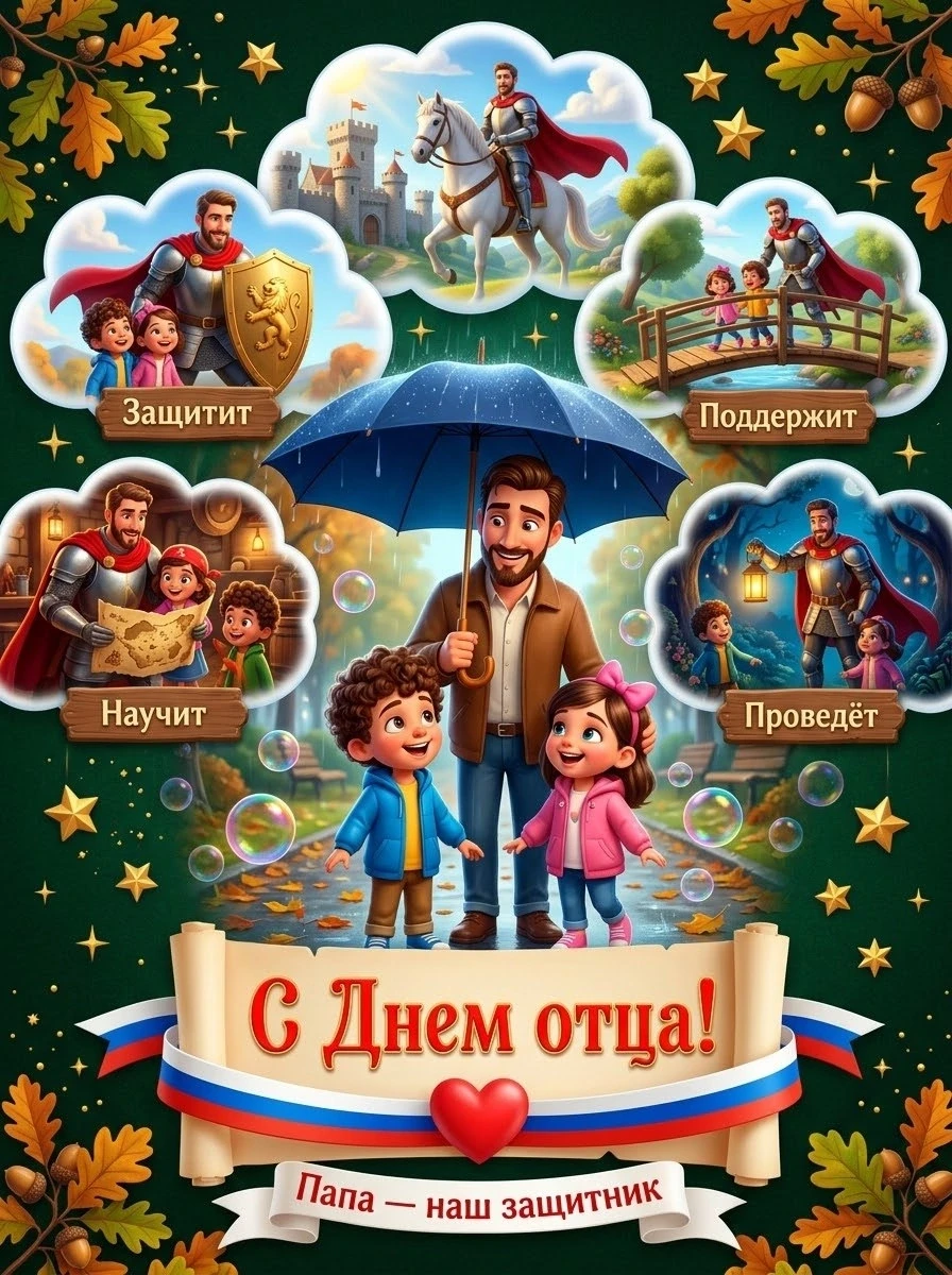 В преддверии Дня отца 🎉 ребята из подготовительной группы «Яблонька» приготовили для с...