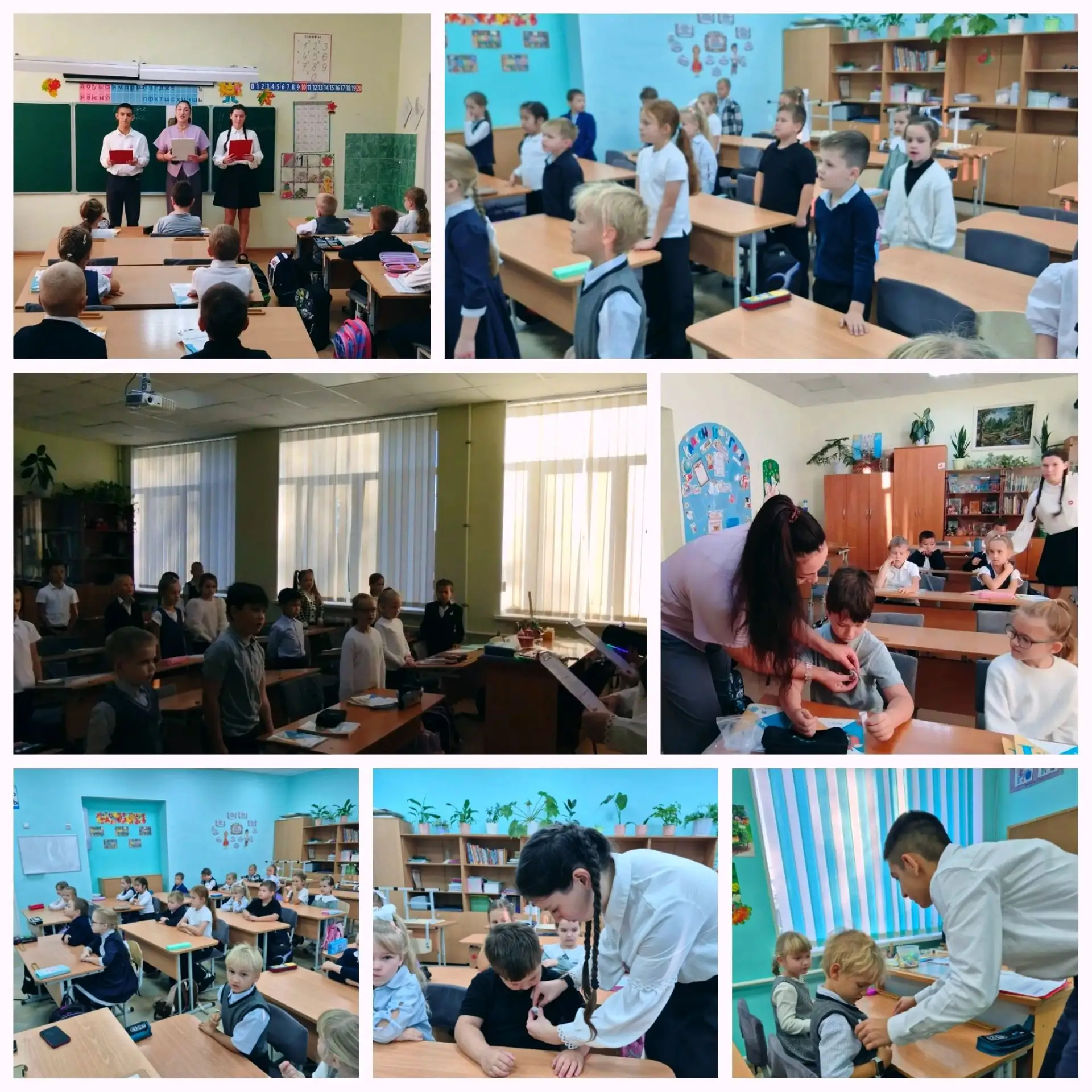 Торжественное посвящение первоклассников в «Орлята России»! 🇷🇺🦅