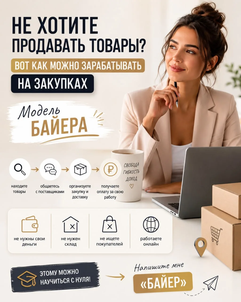 🇨🇳 А если вам вообще не хочется продавать товары?