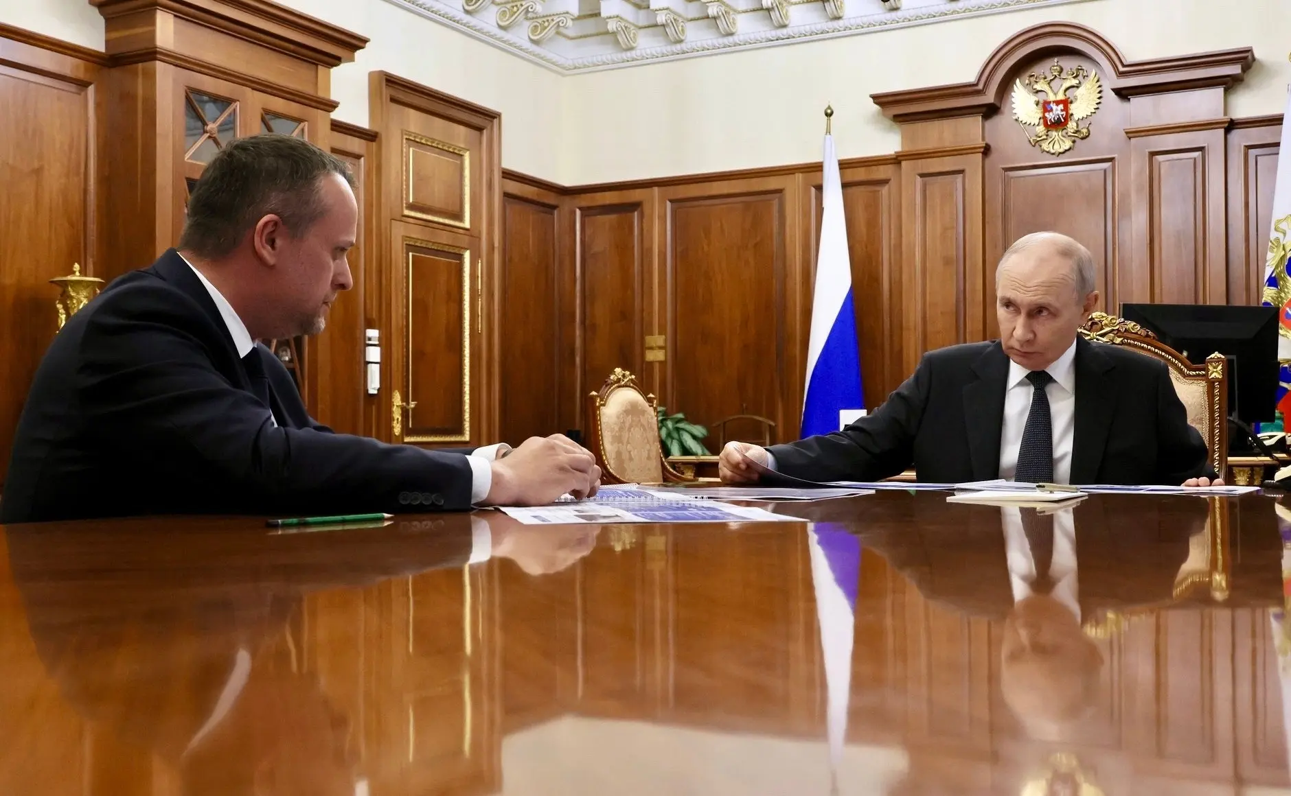 Андрей Никитин доложил Президенту России Владимиру Владимировичу Путину о ключевых прое...