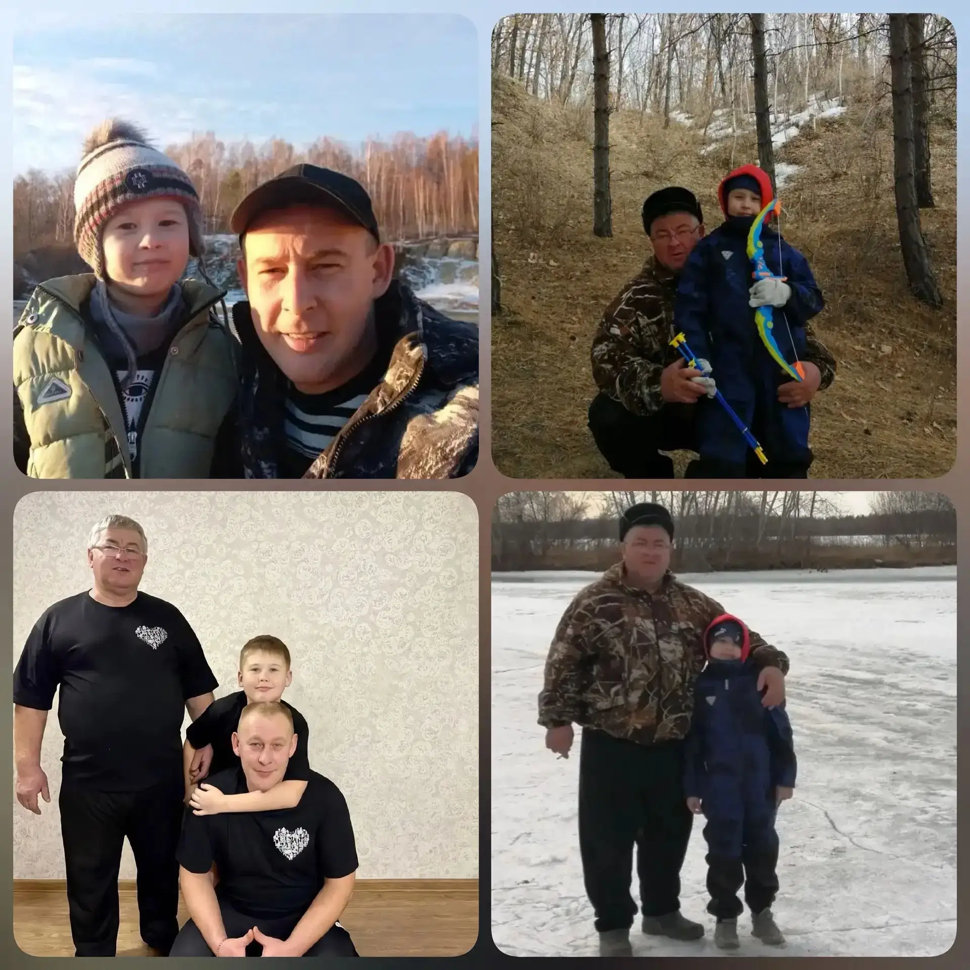 Пилинский Роман, ученик 5б класса, открывает нашу фотоакцию ко Дню Отца.
