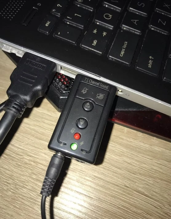 USB звуковой адаптер