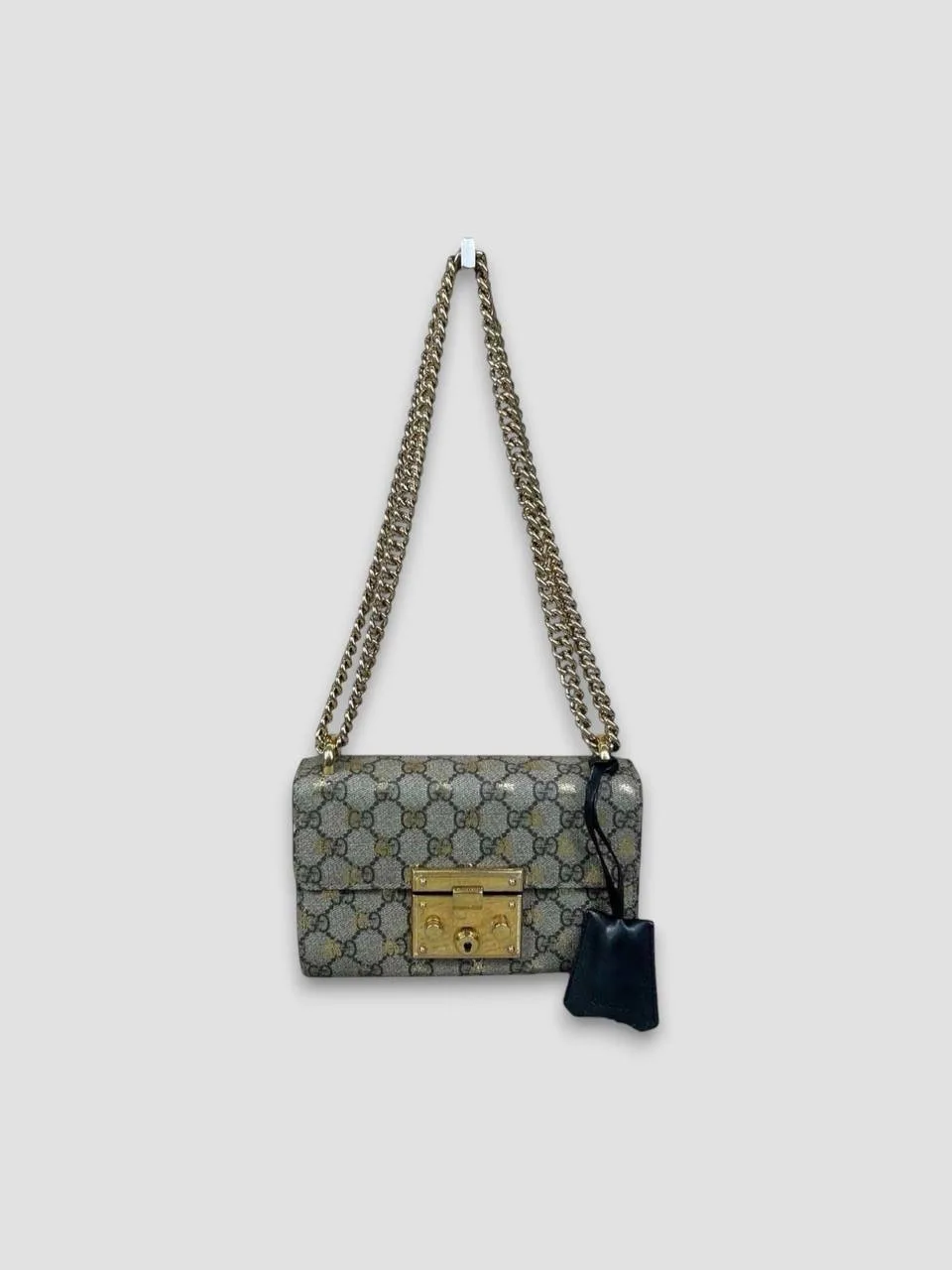 Сумка Gucci Padlock в идеальном состоянии, размер: 19,5х7,5х12,5 см