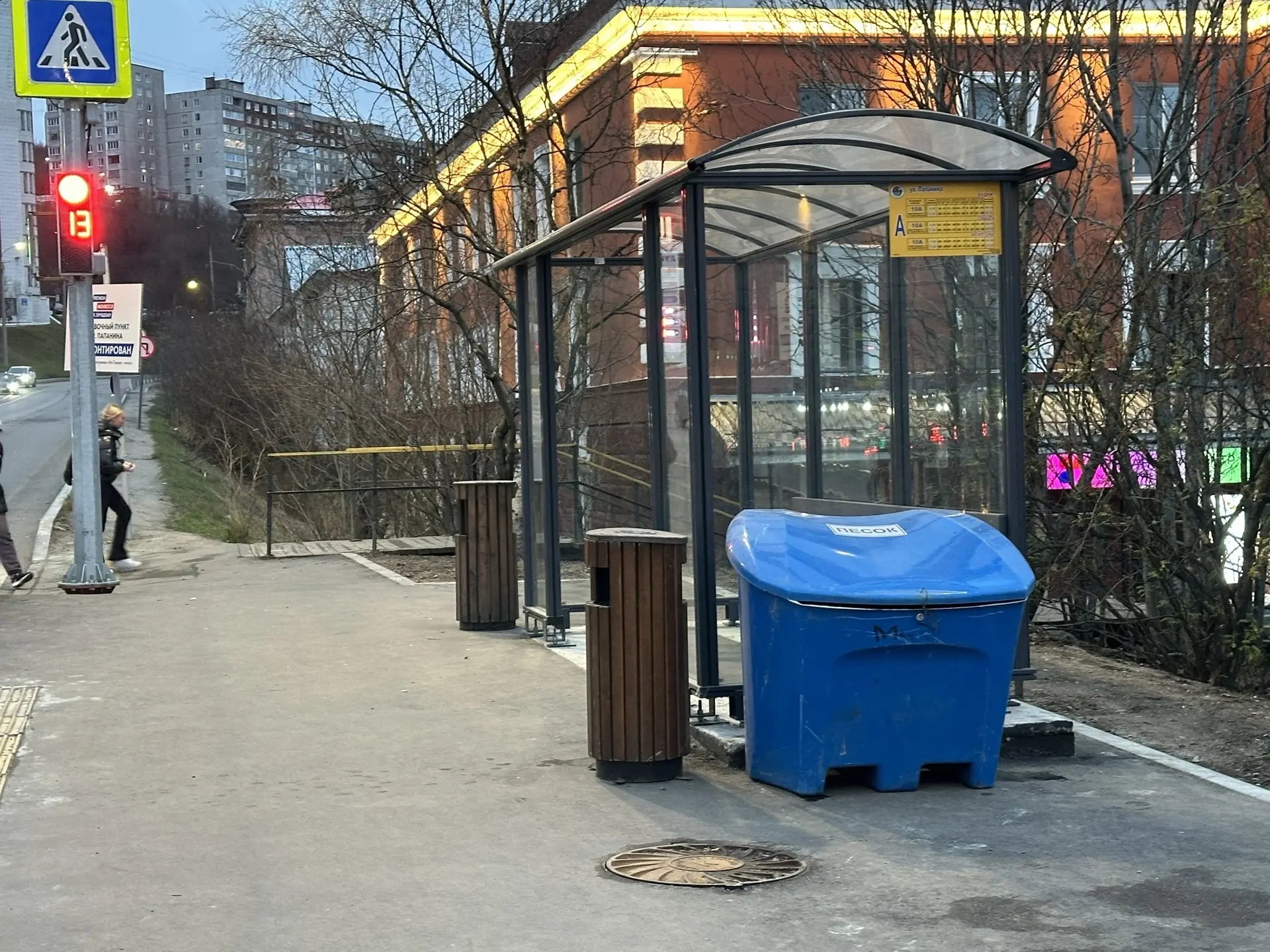 🚌 У дома № 34 на улице Папанина установили новую остановку