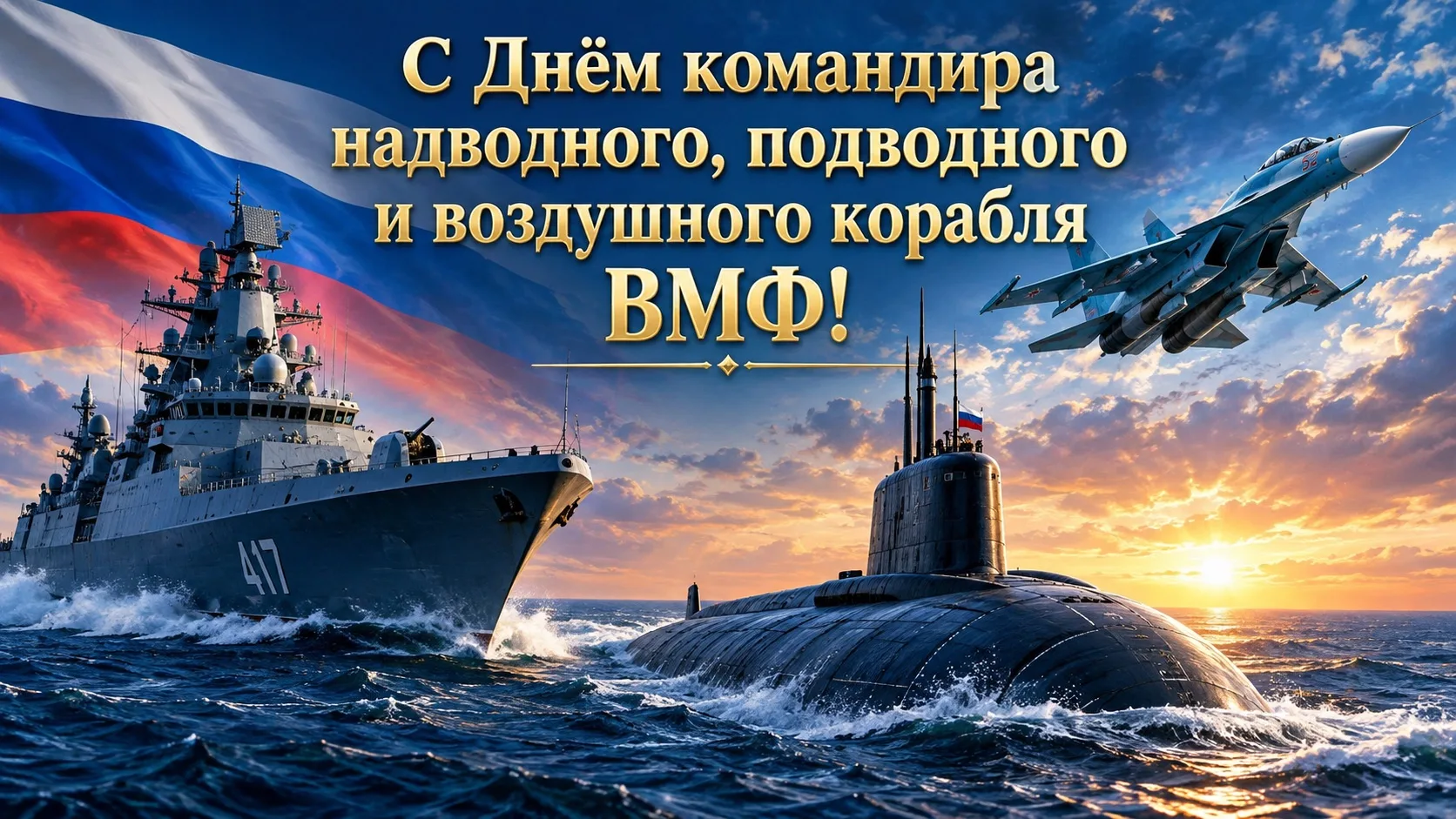 ⚓ День командира надводного, подводного и воздушного корабля ВМФ