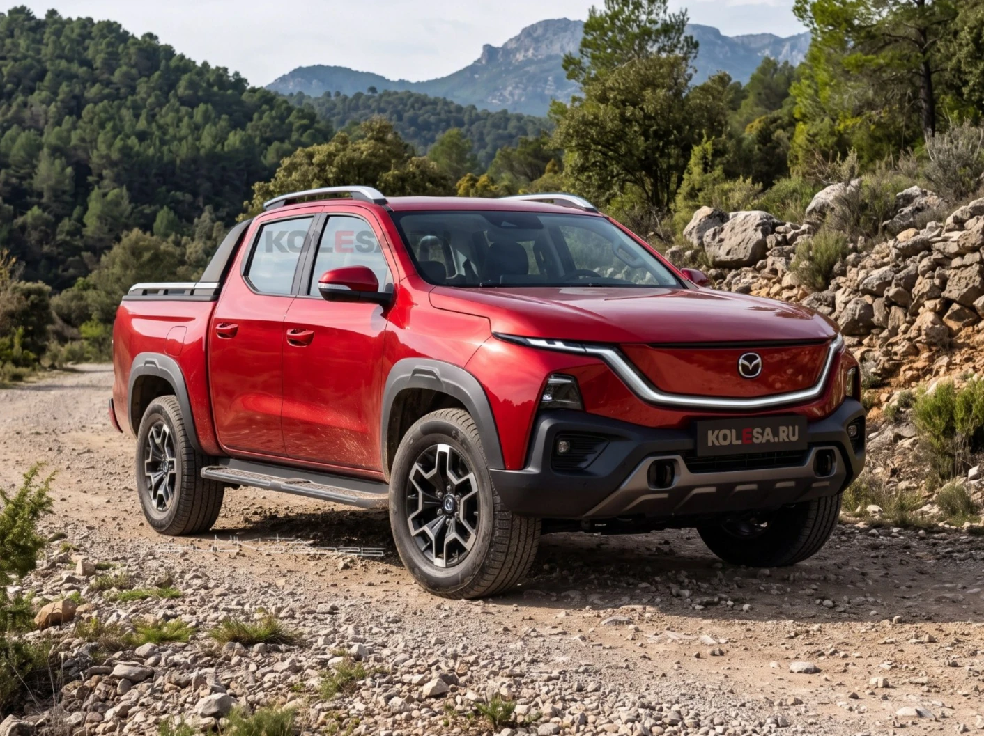 Новый пикап Mazda BT-50: первые изображения