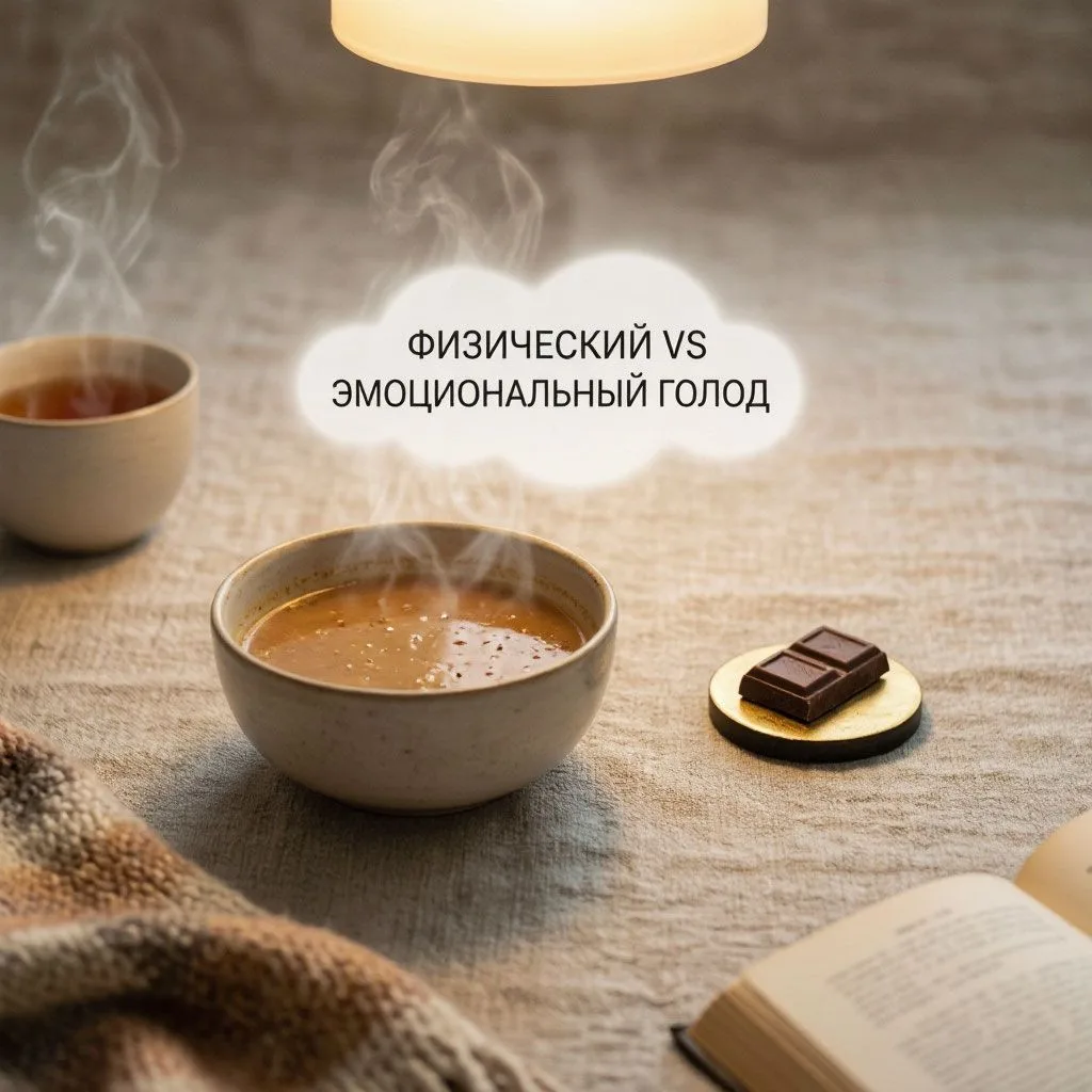Эмоциональный голод: как отличить от физического 🍫