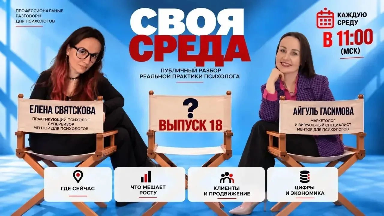 Своя среда. Выпуск 18: «ПСИХОАНАЛИТИК В СОЦСЕТЯХ: САМОРЕКЛАМА ИЛИ НАРУШЕНИЕ ЭТИКИ?»