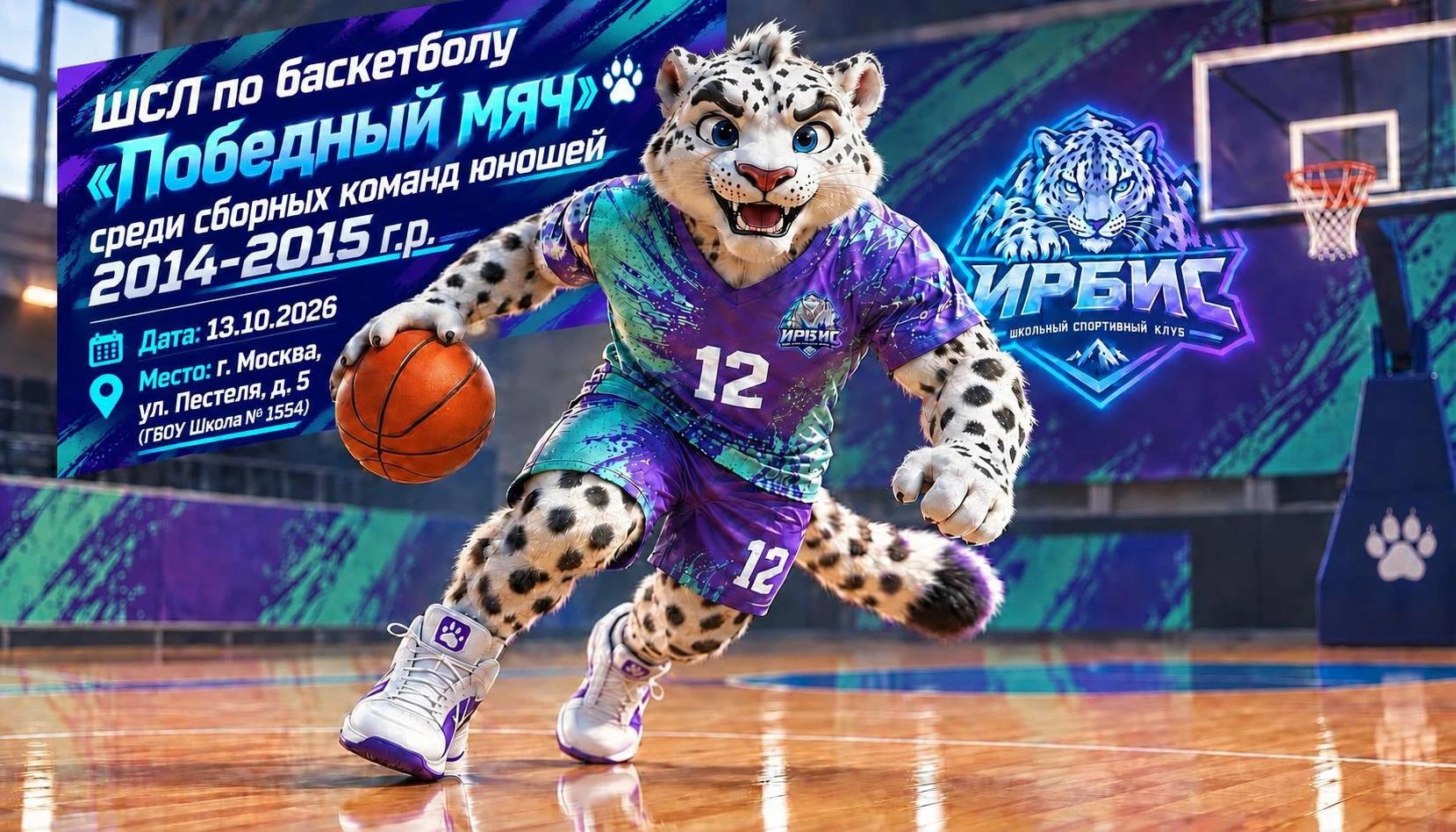 🏀 «Ирбис» выходит на площадку!