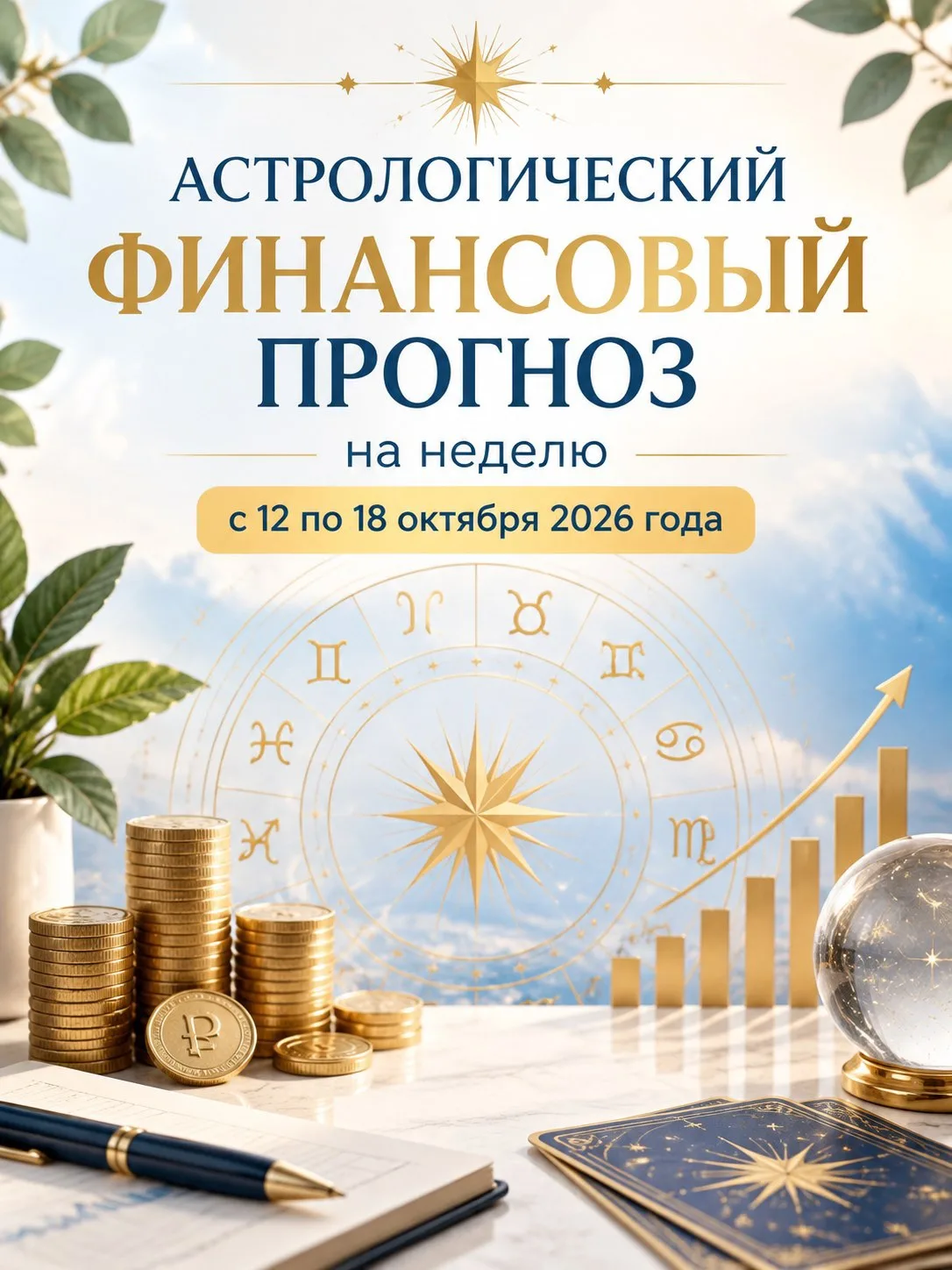 💎💰Астрологический финансовый прогноз на неделю с 12 по 18 октября 2026 года.
