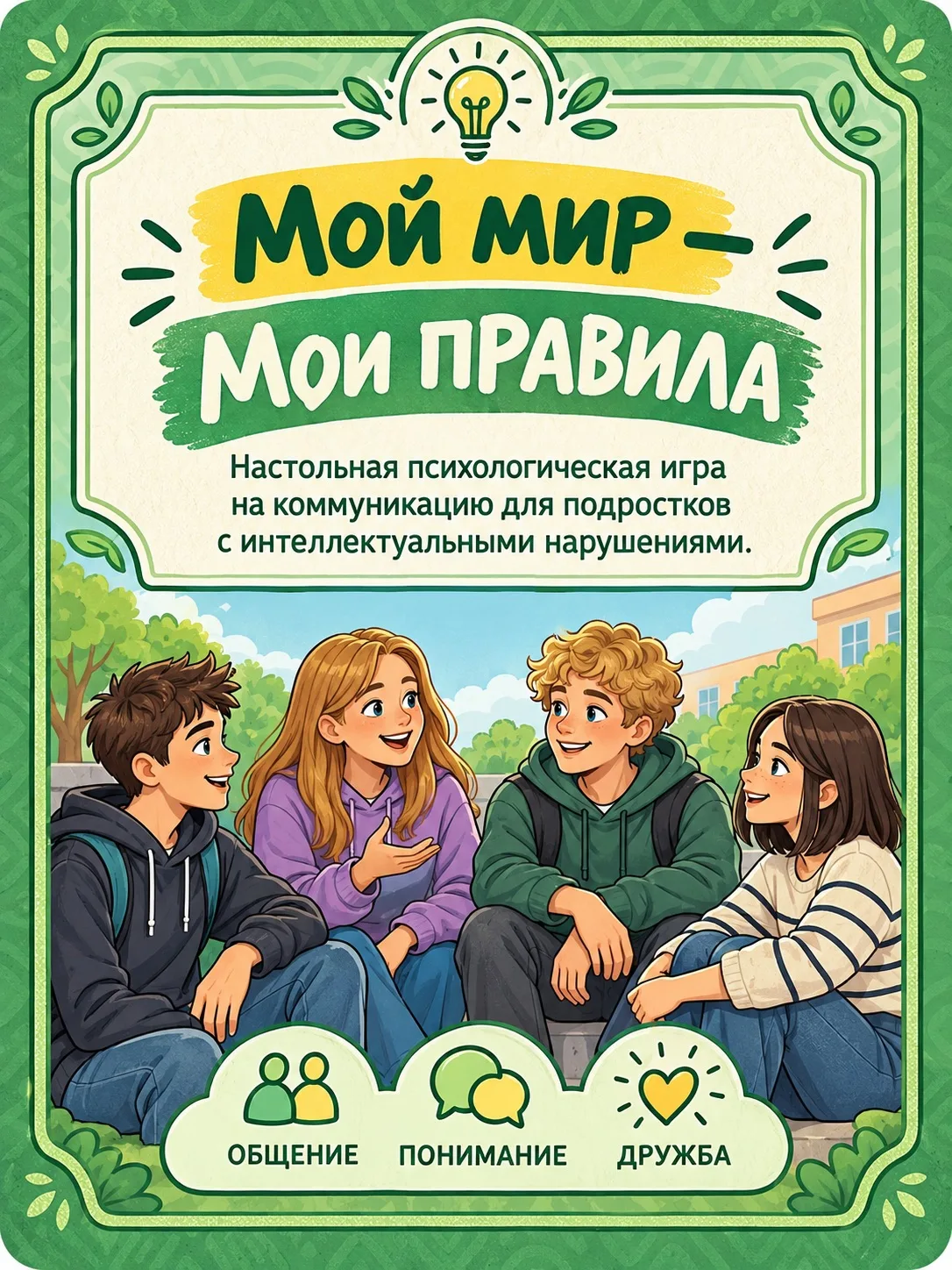 🔥Психологическая коммуникативная игра «Мой мир — Мои правила»