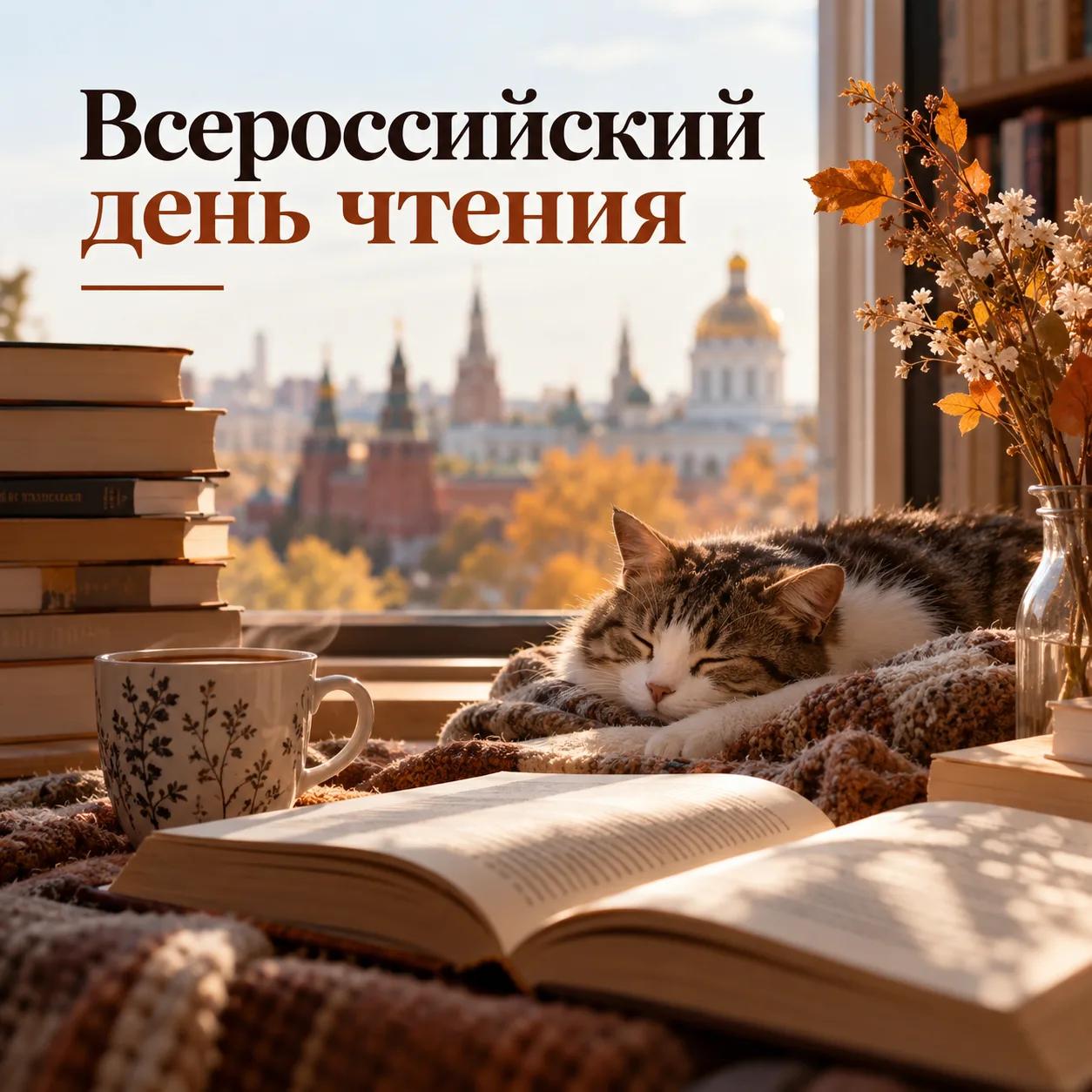 Со Всероссийским днём чтения! 📚