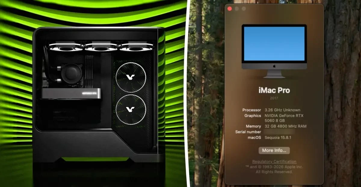🎮 GeForce оживают на macOS 15: новый неофициальный драйвер