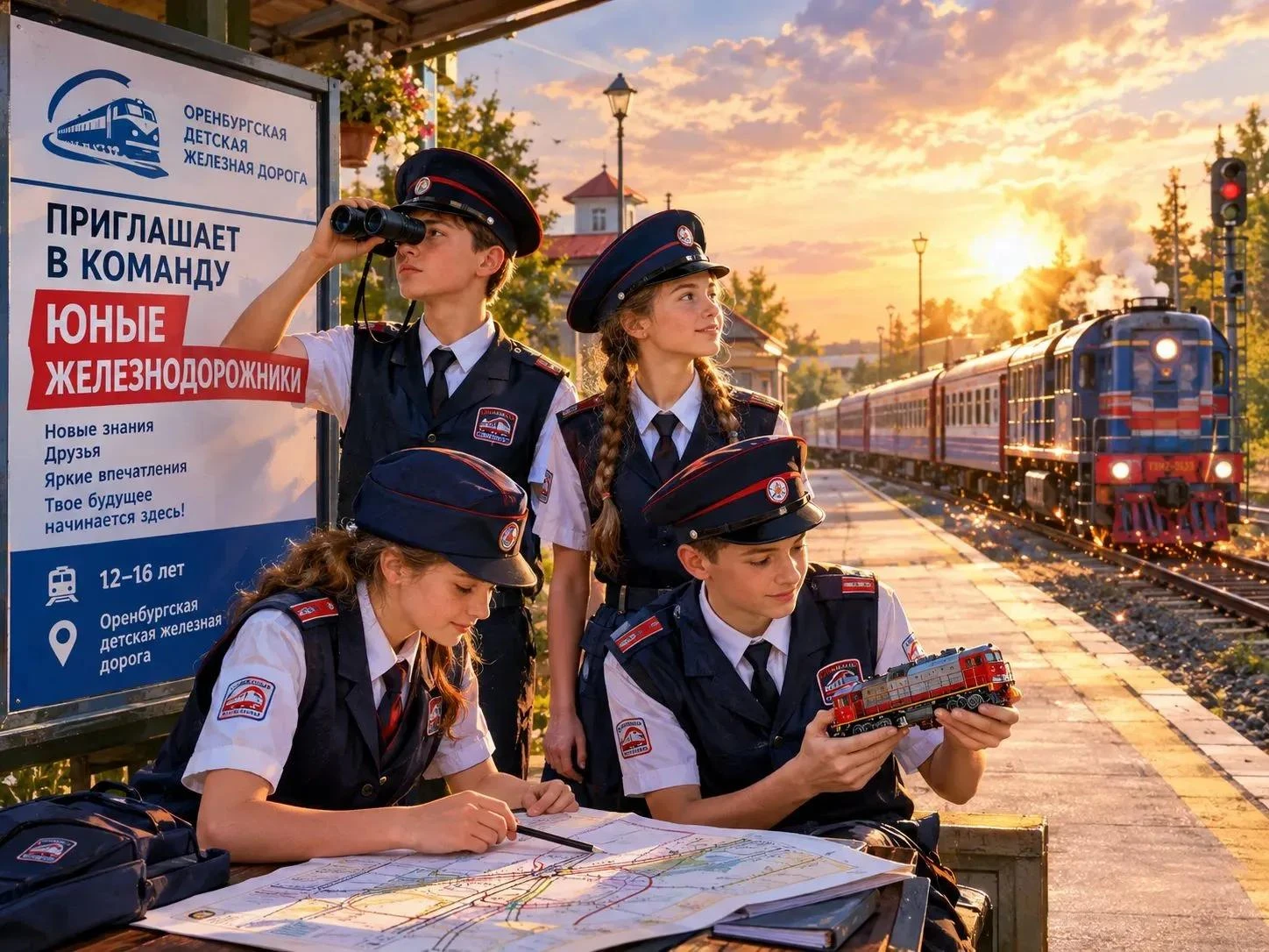 ✨️Мечтаешь управлять поездом, разбираться в сигналах и узнавать, как устроена железная ...