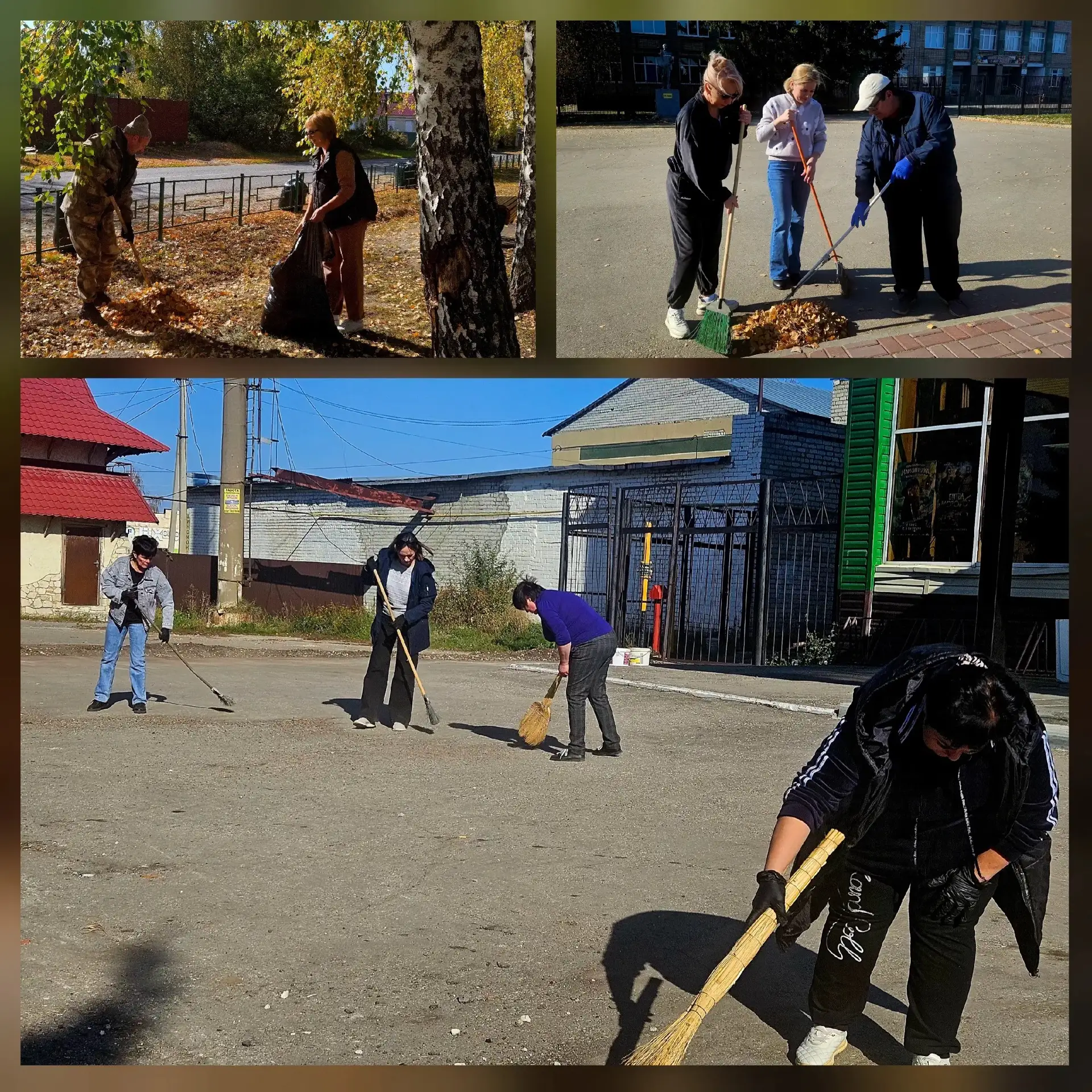 В Новобурасском районе продолжается месячник по благоустройству