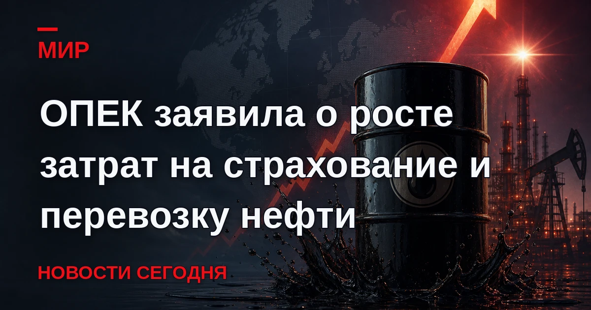 Расходы на страхование и перевозку нефти на фоне перебоев в поставках превысили треть е...