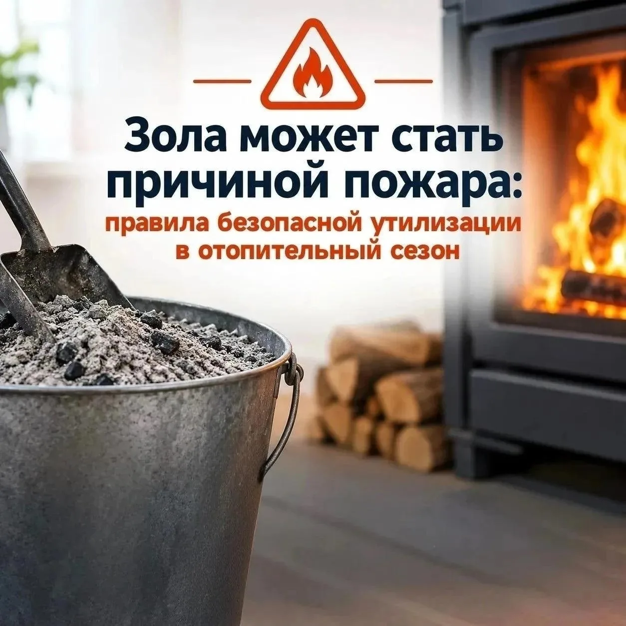 Горячая зола может стать причиной пожара: напоминаем правила безопасной утилизации