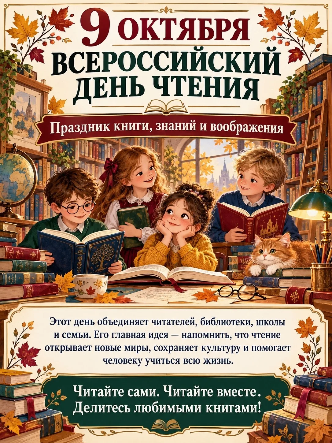 Сегодня - Всероссийский день чтения! А в каком режиме ты обычно читаешь?