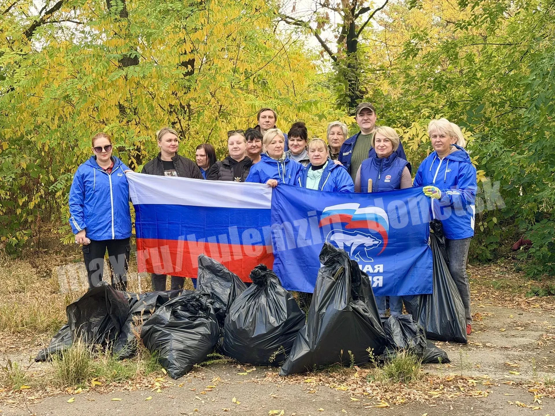 🌳 Субботник во всех районах Донецка!