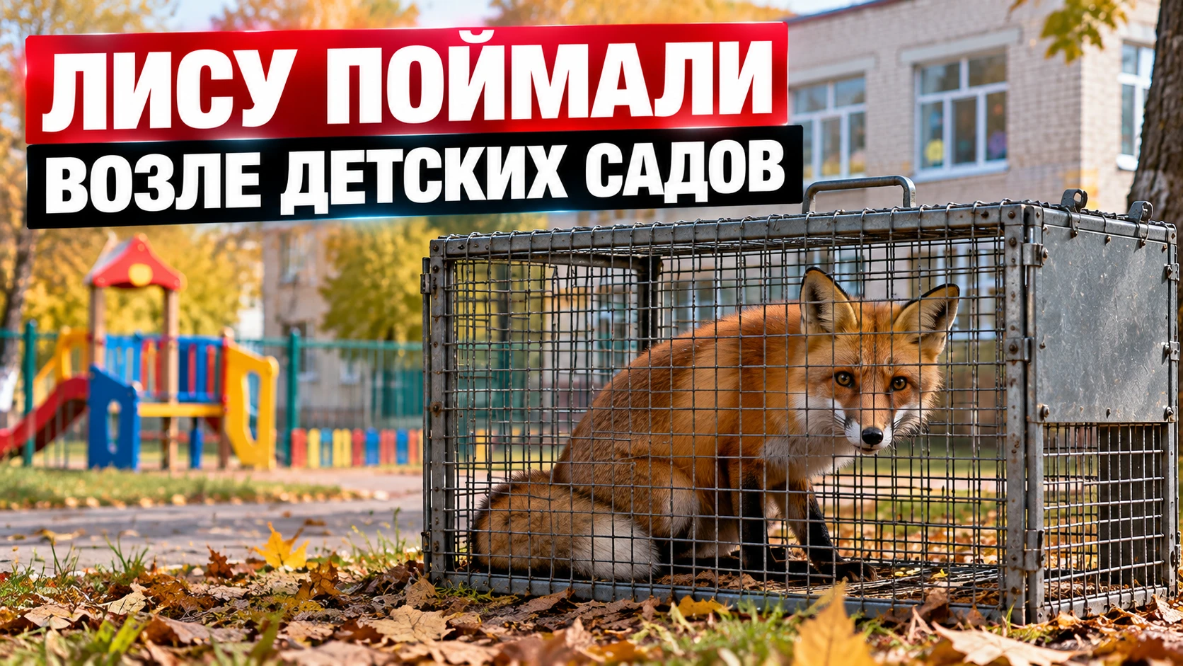 🦊 РЫЖАЯ ГОСТЬЯ ПЕРЕПОЛОШИЛА КИРОВО-ЧЕПЕЦК: ЛИСУ ПОЙМАЛИ ВОЗЛЕ ДЕТСКИХ САДОВ