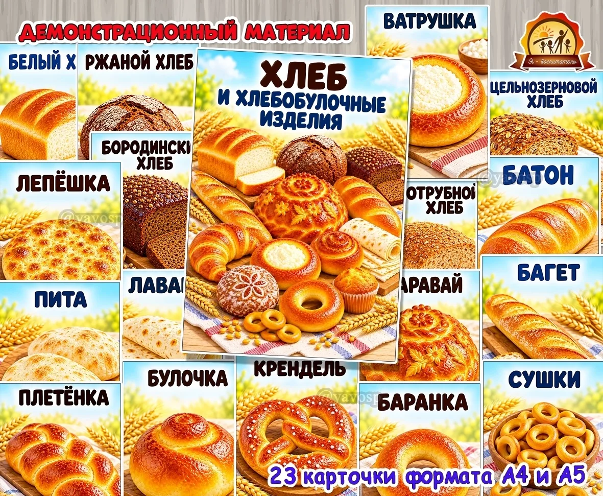 Материалы по теме "Хлеб" актуально к 18 октября!