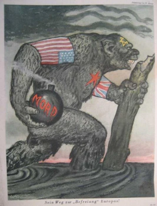 Lustige Blätter – сатирический журнал III Рейха, 1944 год