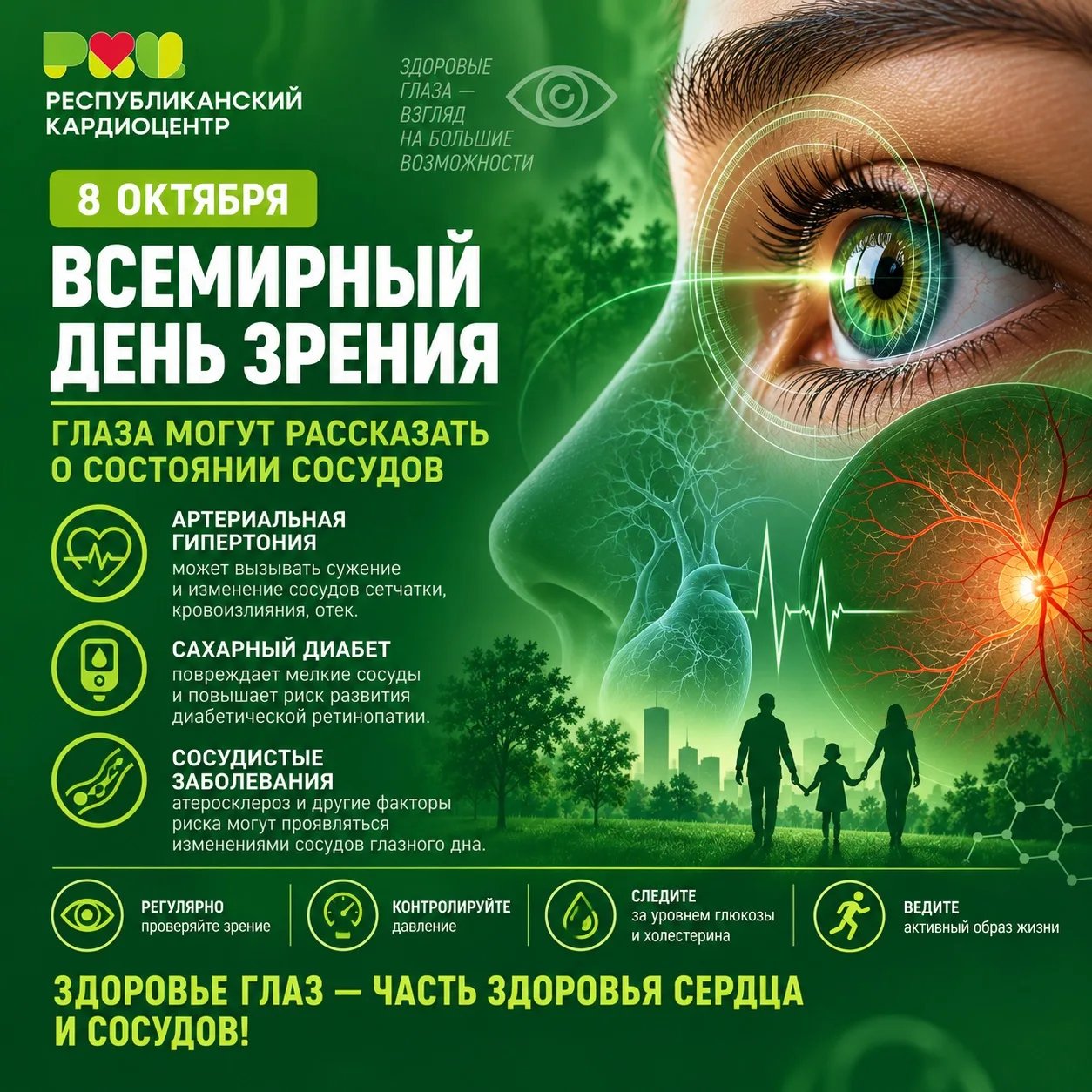 👁 Всемирный день зрения: что глаза могут рассказать о состоянии сосудов?