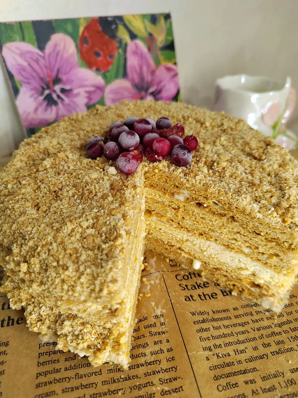 Делюсь рецептом легкого в приготовлении и очень вкусного медовика