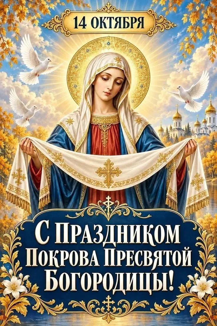 Покров пресвятой Богородицы отмечают православные 14 октября
