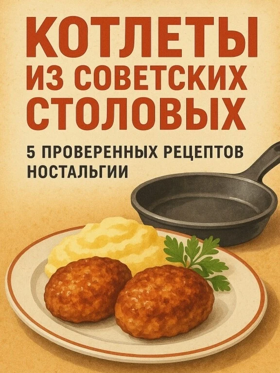 В этой карусели мы собрали 5 классических рецептов котлет, которыми угощали в столовых ...