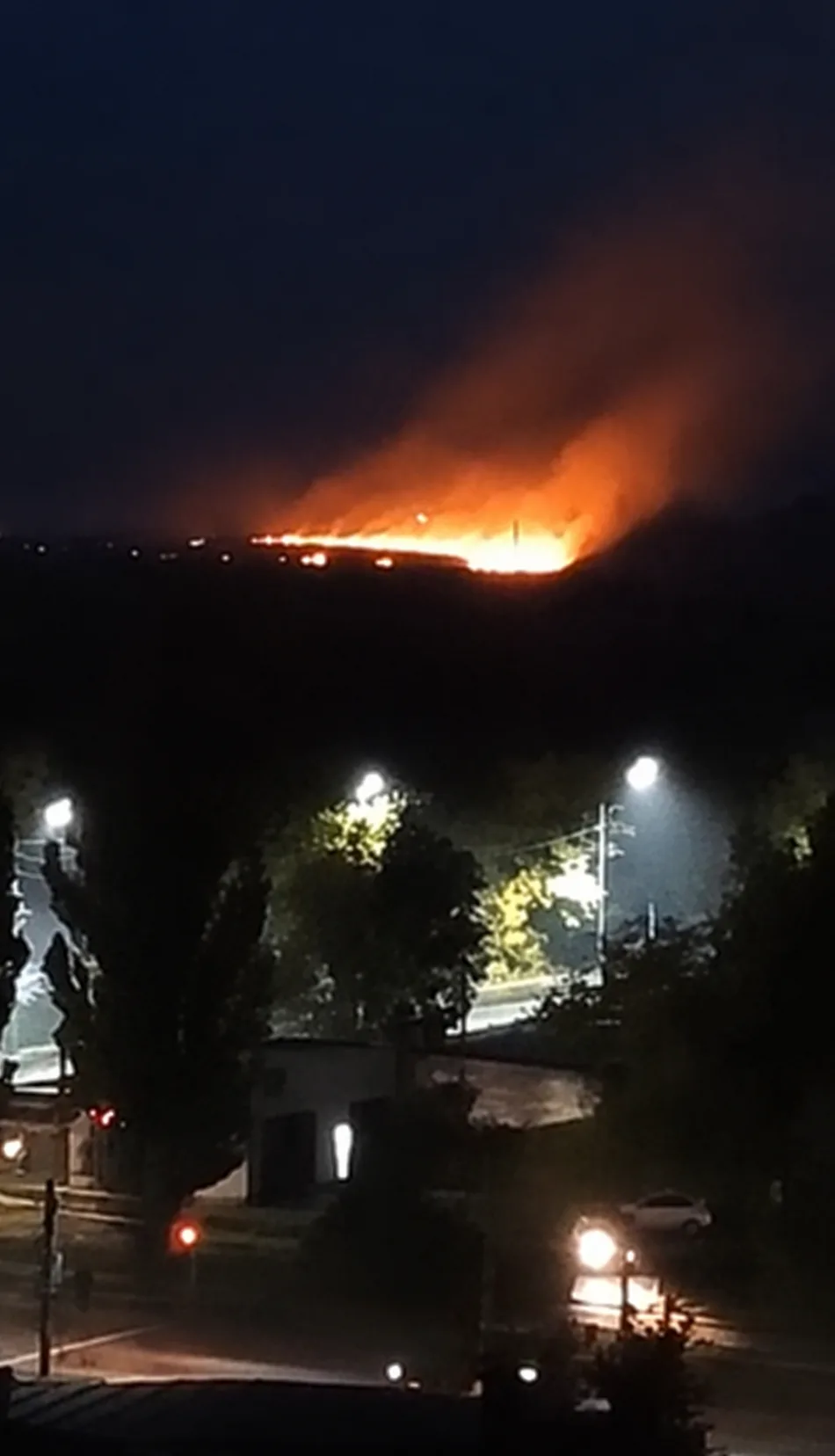 В Макеевке пожар в районе ЖБИ