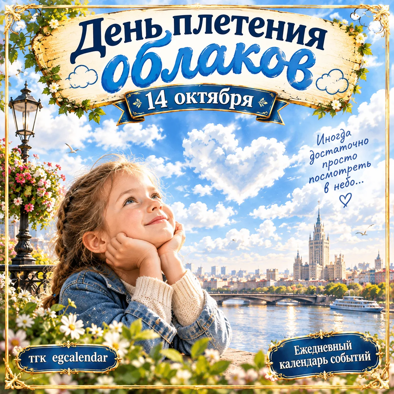 День плетения облаков — это один из самых поэтичных, нежных и романтичных визуальных пр...