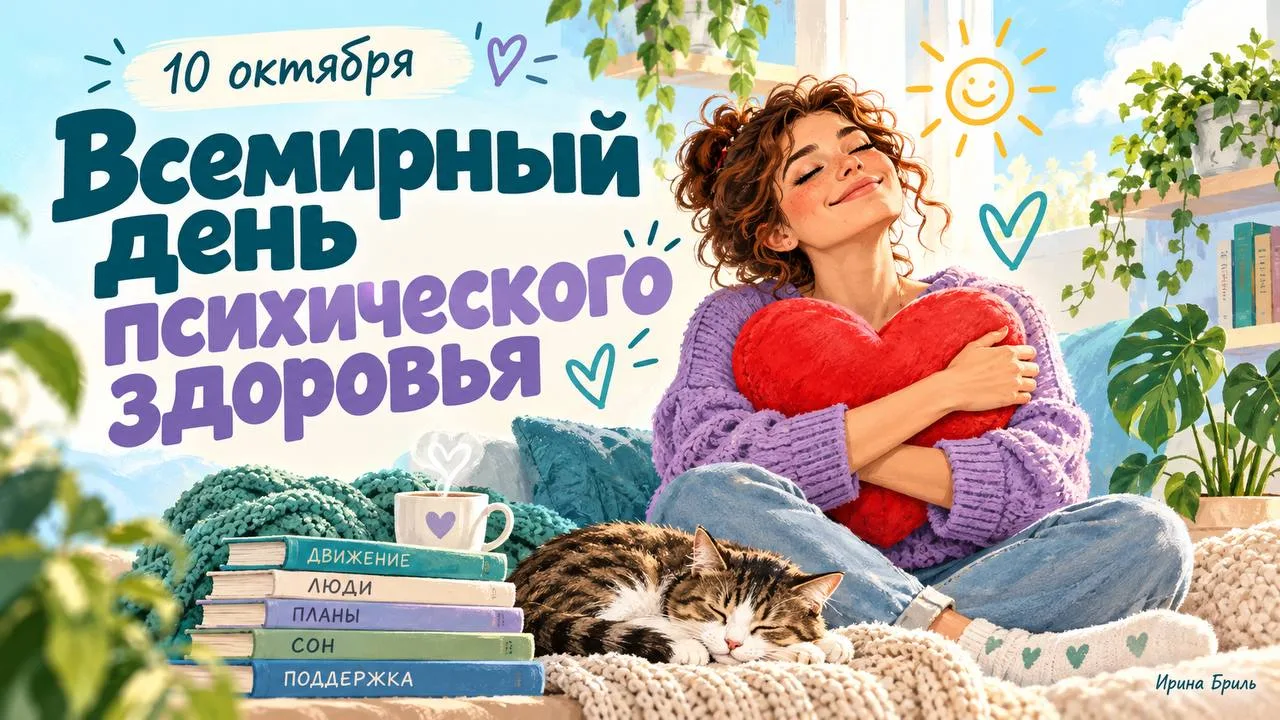 🧠 10 октября - Всемирный день психического здоровья