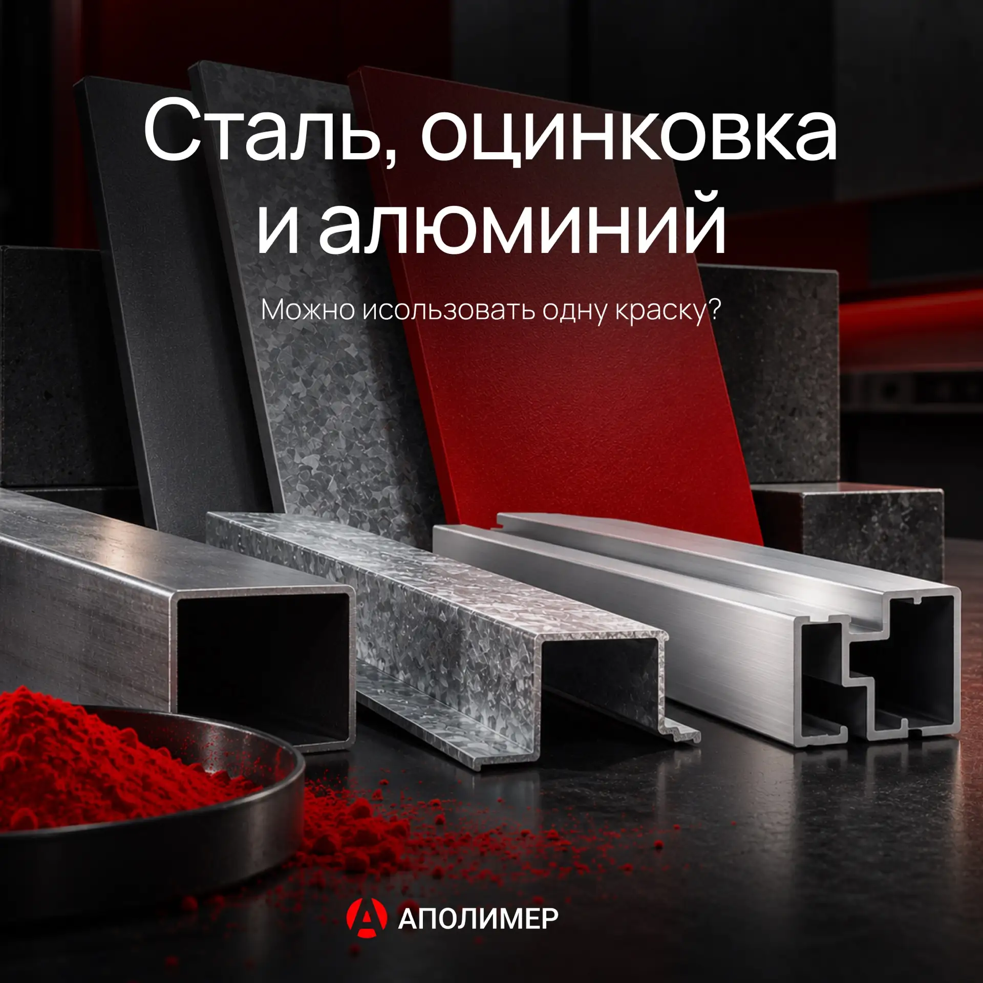 Сталь, оцинковка или алюминий: одну и ту же краску можно использовать?