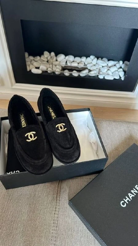Утепленные Лоферы Chanel 🖤