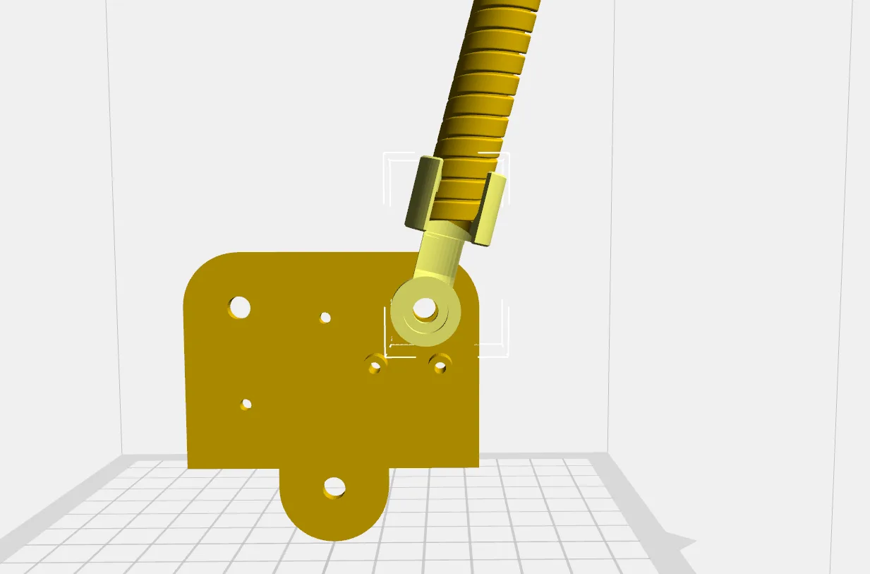 Крепкий и надёжный держатель для принтера 🛠️🔧 Идеально подходит для Ender 3, легко мо...