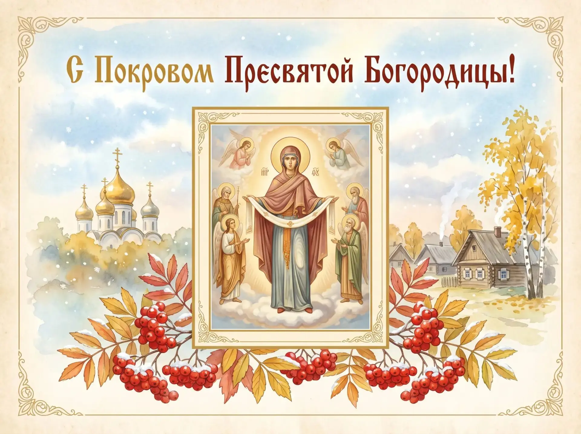 ✨ 14 октября — Покров Пресвятой Богородицы