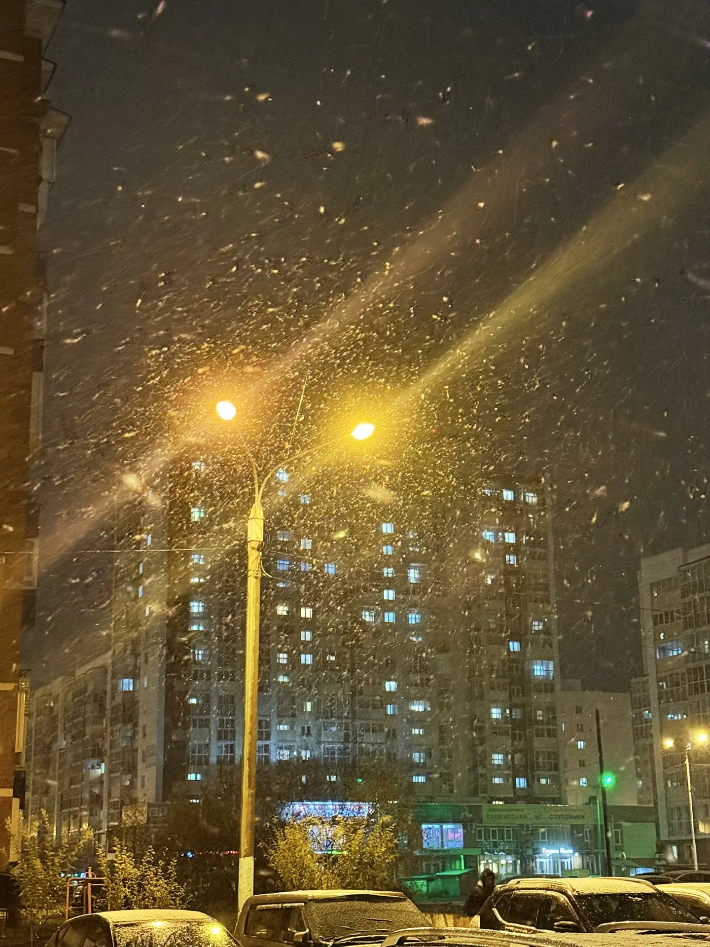 День в Иркутске сегодня завершился на такой ноте 🌨️