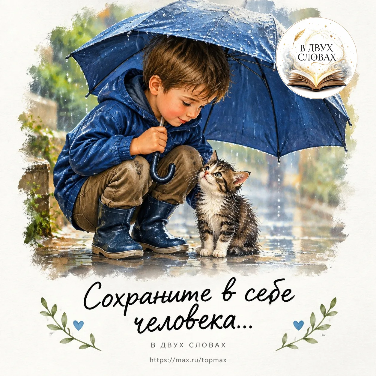 Сохраните в себе человека.