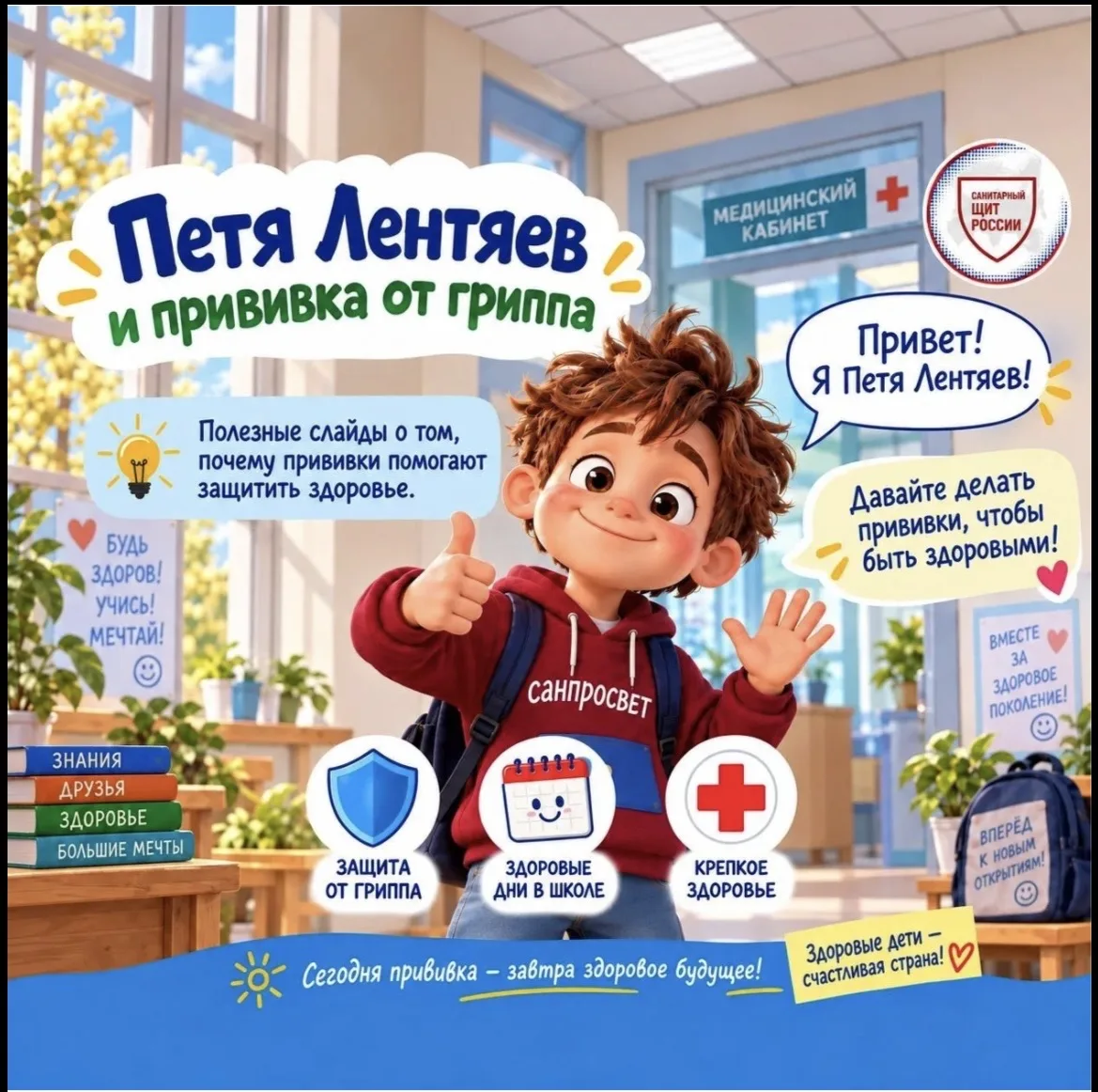 Грипп- это не просто простуда 🤧